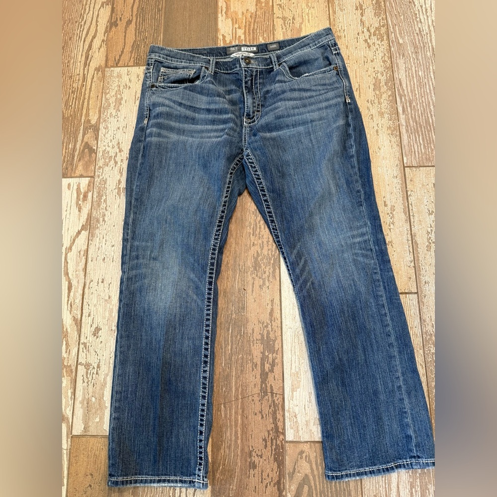 Men’s BKE Tyler Straight Leg Blue Jeans